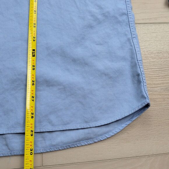 Suit Supply Shirt Mens‎ 42 16.5 Blue Egyptian Cotton Long Sleeve Button Up - Picture 7 of 11